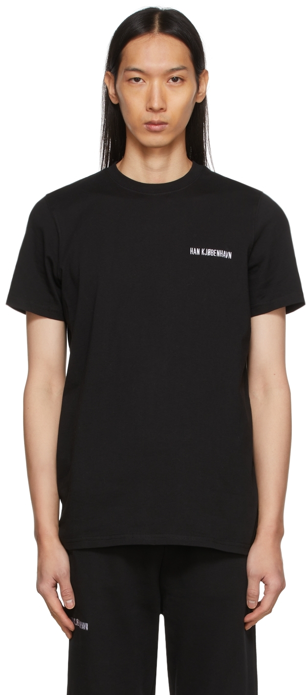 Han Kjobenhavn Black Casual Logo T-Shirt