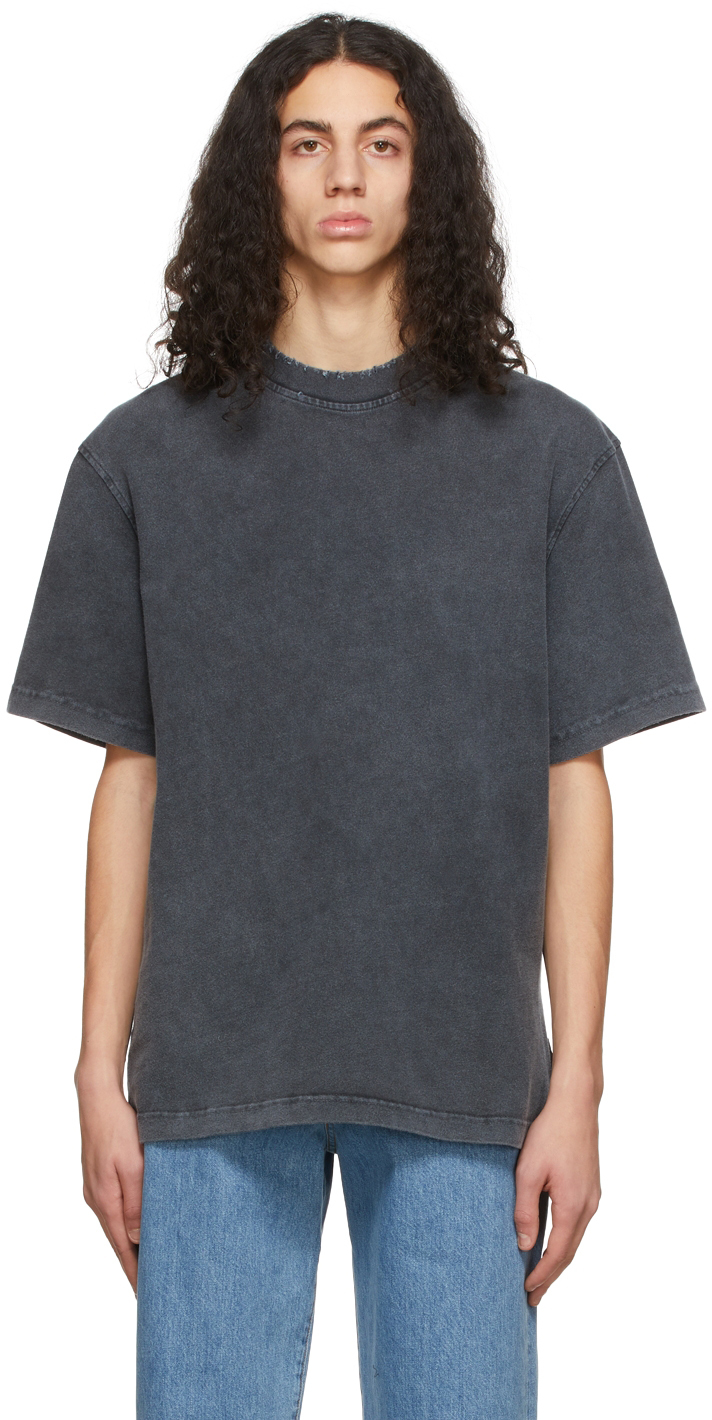Han Kjobenhavn Grey Faded Distressed T-Shirt