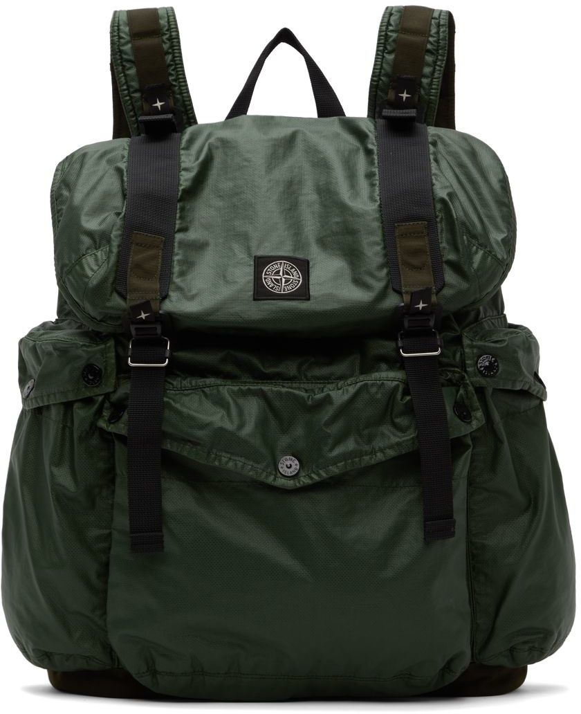 stone island green cargo