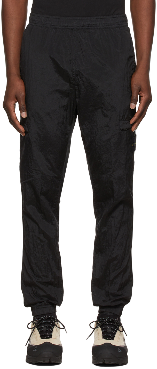 Men's Tartan Monogram Nylon Cargo Pants by Gcds