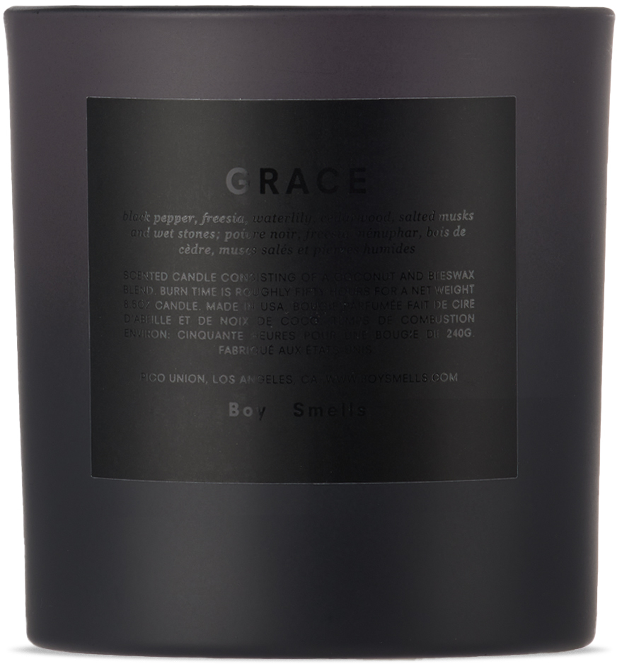 Black Grace Jones Edition Standard Candle, 8.5 oz by Boy Smells SSENSE UK