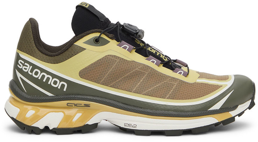 Salomon Khaki XT-6 FT Sneakers - L41620600