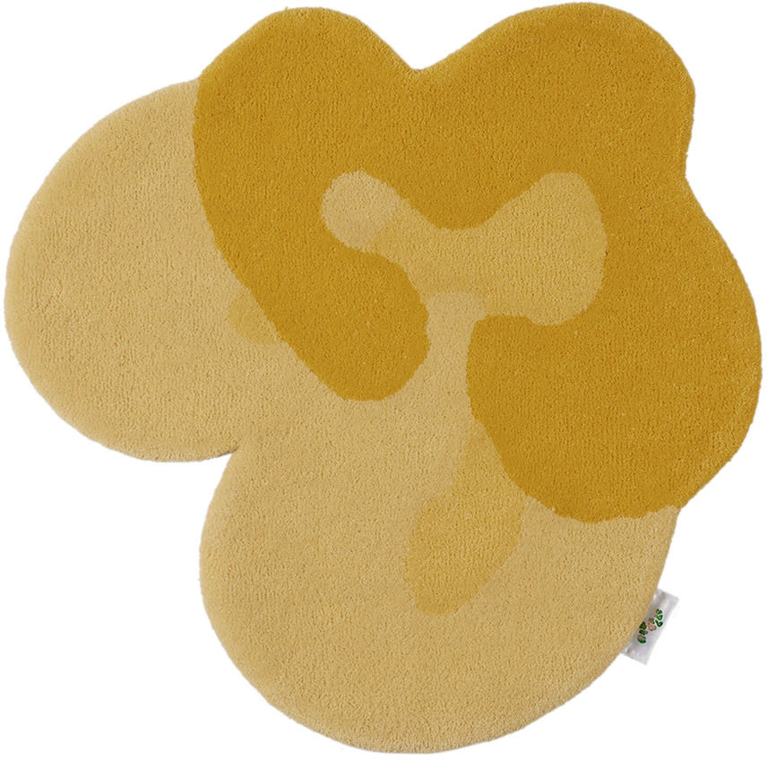 Rashelle Campbell Ssense Exclusive Yellow Fruit Loopy Rug