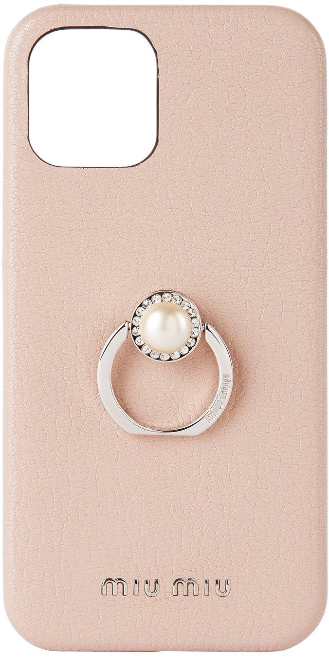 Pink Madras Pearl Ring iPhone 12/12 Pro Case