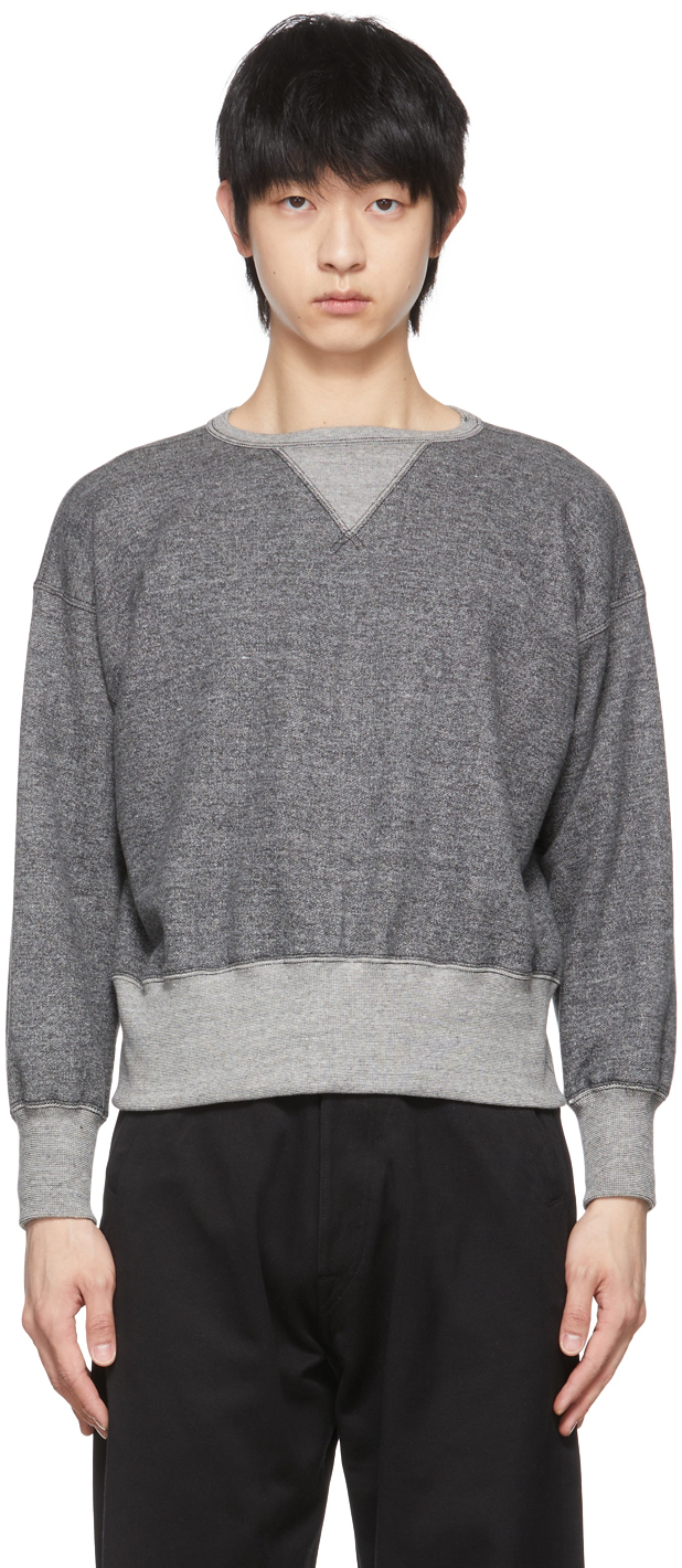 Taiga Takahashi: Grey Cotton Sweatshirt | SSENSE