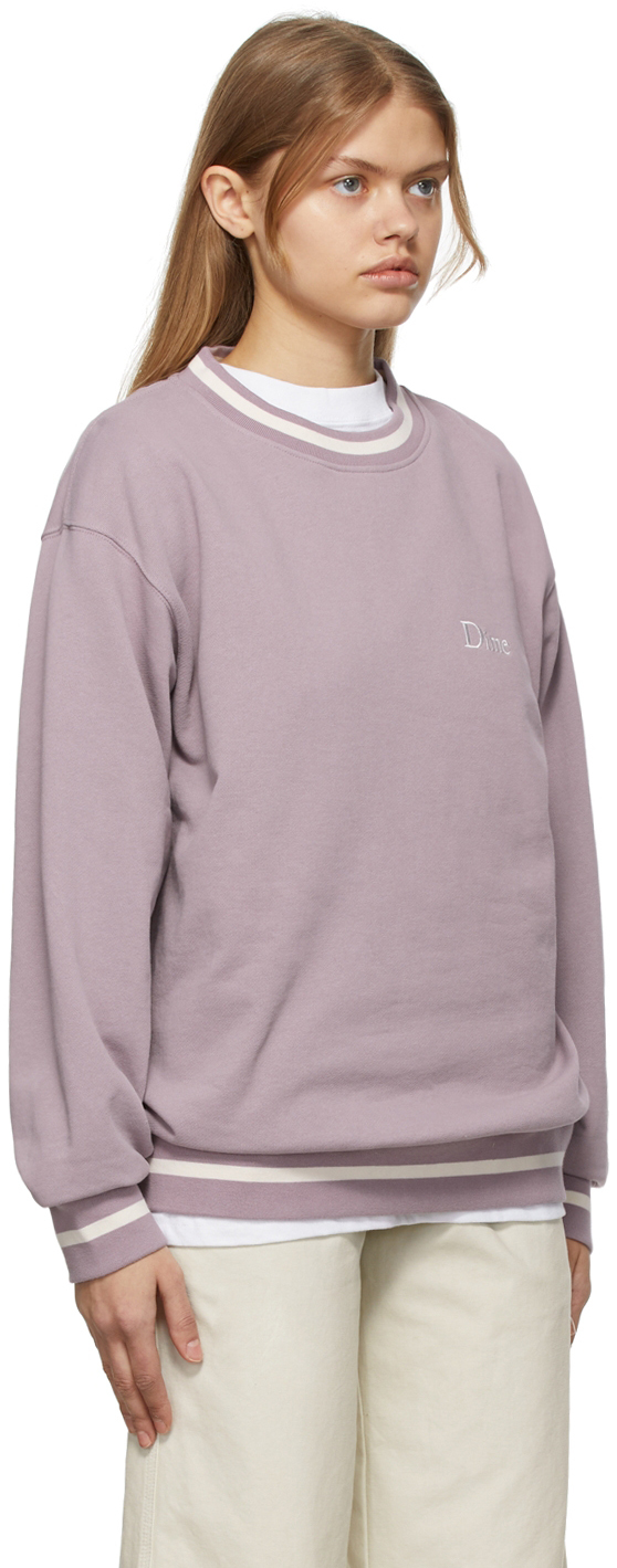 Dime Purple Classic French Terry Sweatshirt | Smart Closet