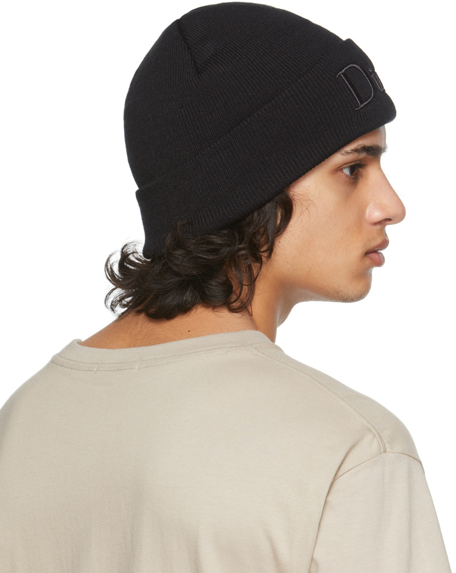 Dime Black Classic 3D Logo Beanie | Smart Closet