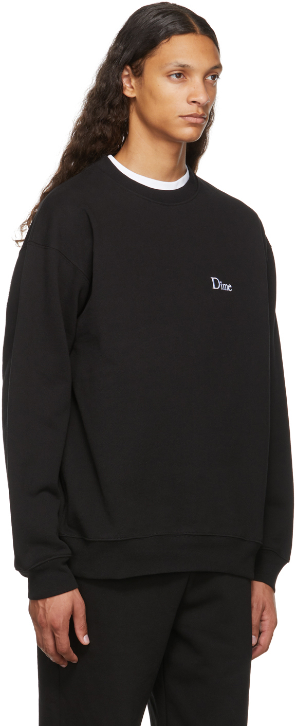 Dime Black Classic Logo Sweatshirt | Smart Closet