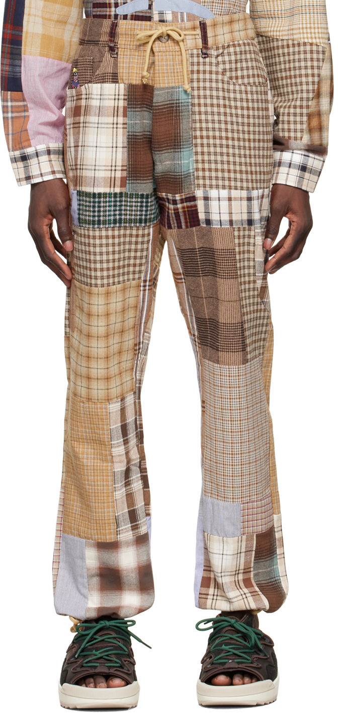 KidSuper Brown Cotton Trousers