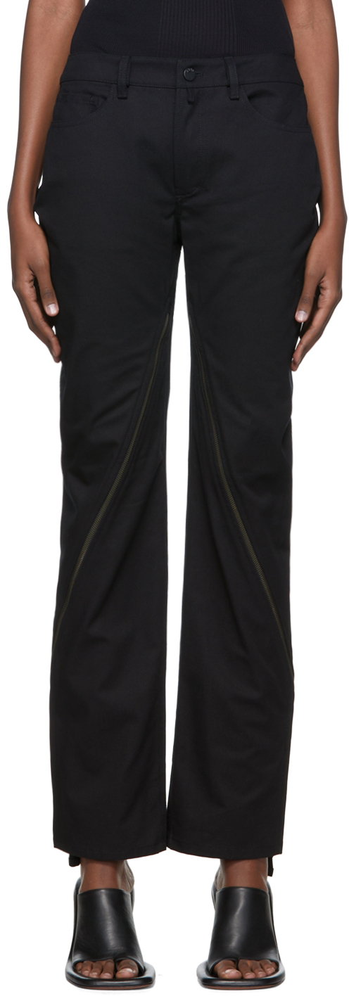 Black Organic Cotton Trousers