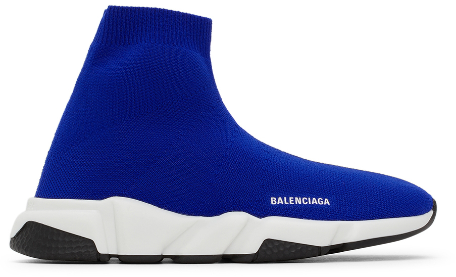 balenciaga blue sock shoes