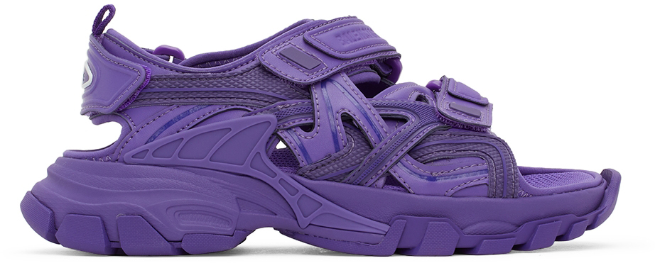 Kids Purple Track Sandals Balenciaga SSENSE