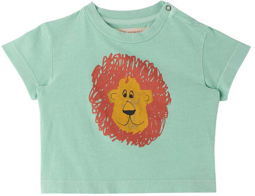 Baby Green Lion Rooster T-Shirt Ssense Abbigliamento Top e t-shirt T-shirt T-shirt a maniche corte 