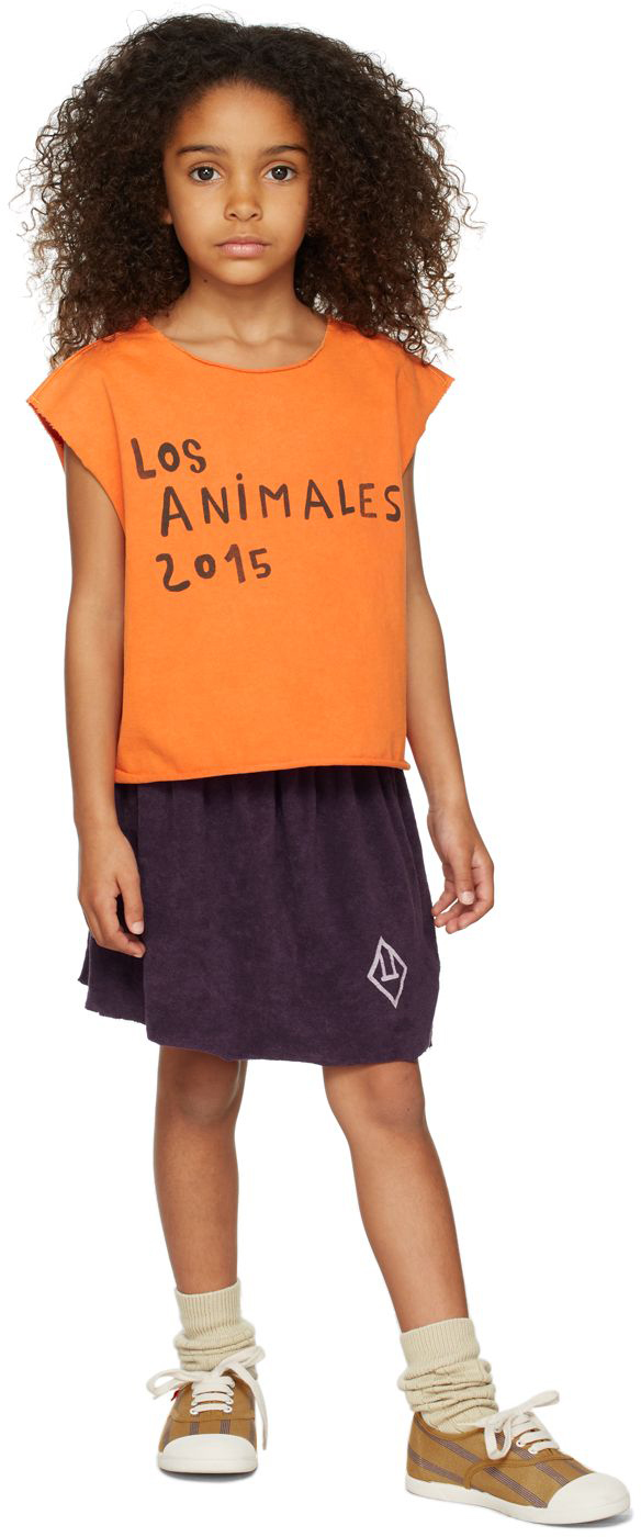 The Animals Observatory Kids Orange Los Animales Prawn T-shirt