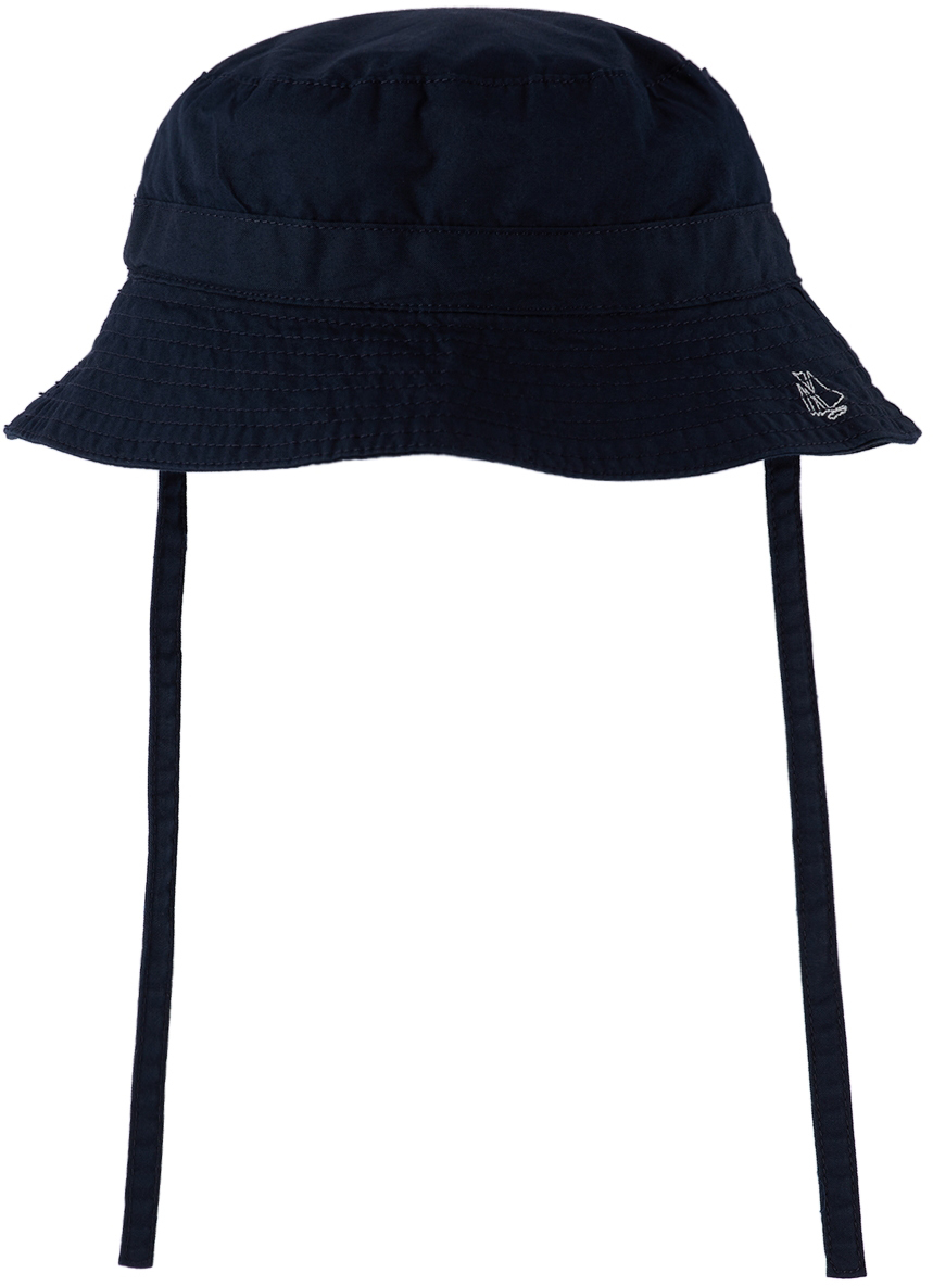 SSENSE Accessories Headwear Hats Baby Navy Twill Bucket Hat 