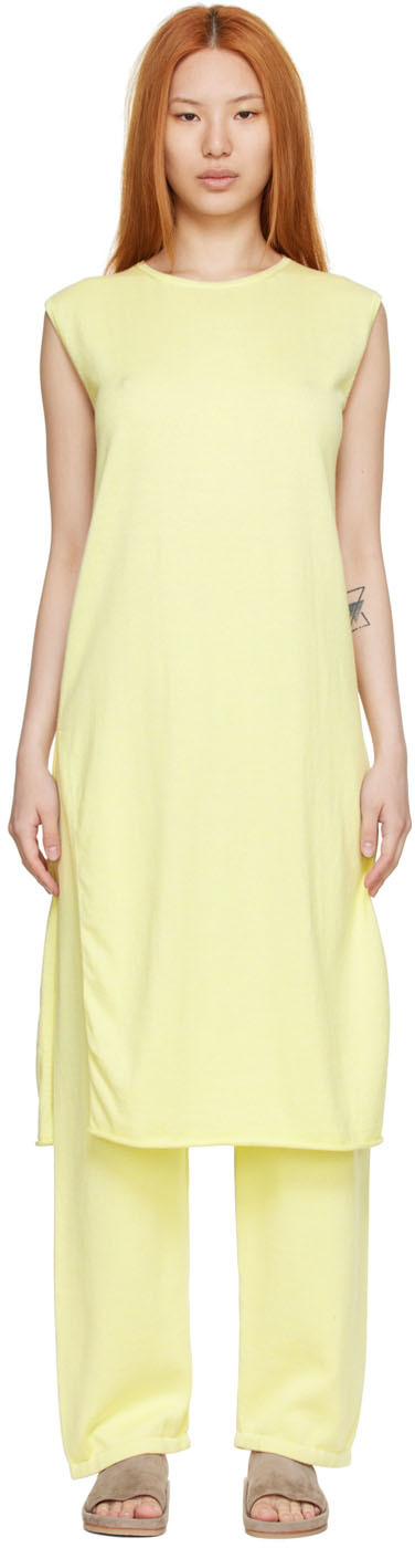 Lauren Manoogian Green Pima Cotton Midi Dress