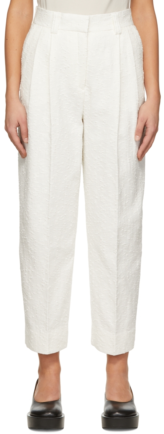 House of Dagmar White Valentina Cropped Trousers