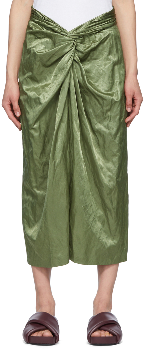 Green Cotton Skirt