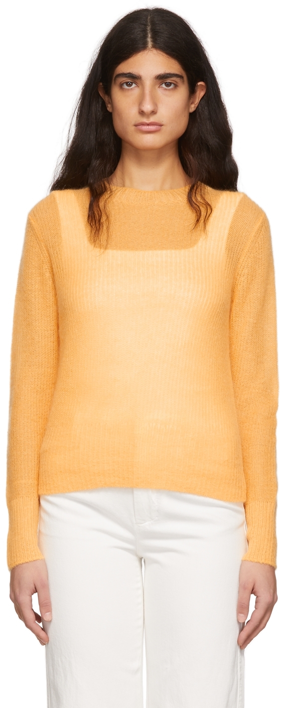 Vince Orange Nylon Sweater