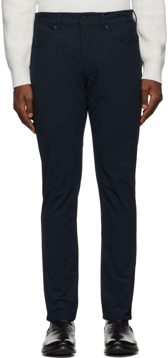 Navy 'The Modern' Trousers by Vince on Sale