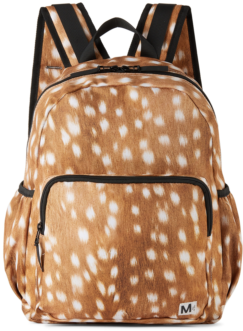 Kids Beige & Off-White Baby Fawns Backpack SSENSE Accessories Bags Rucksacks 