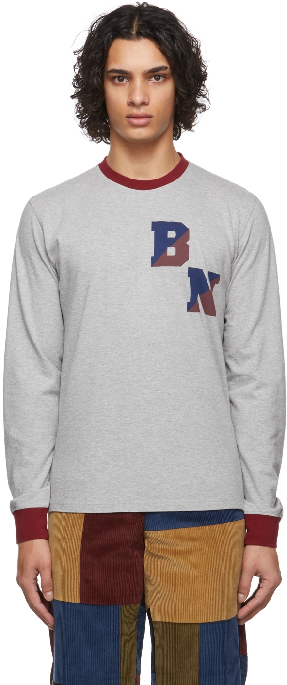 Grey Baracuta Edition Ringer T-Shirt