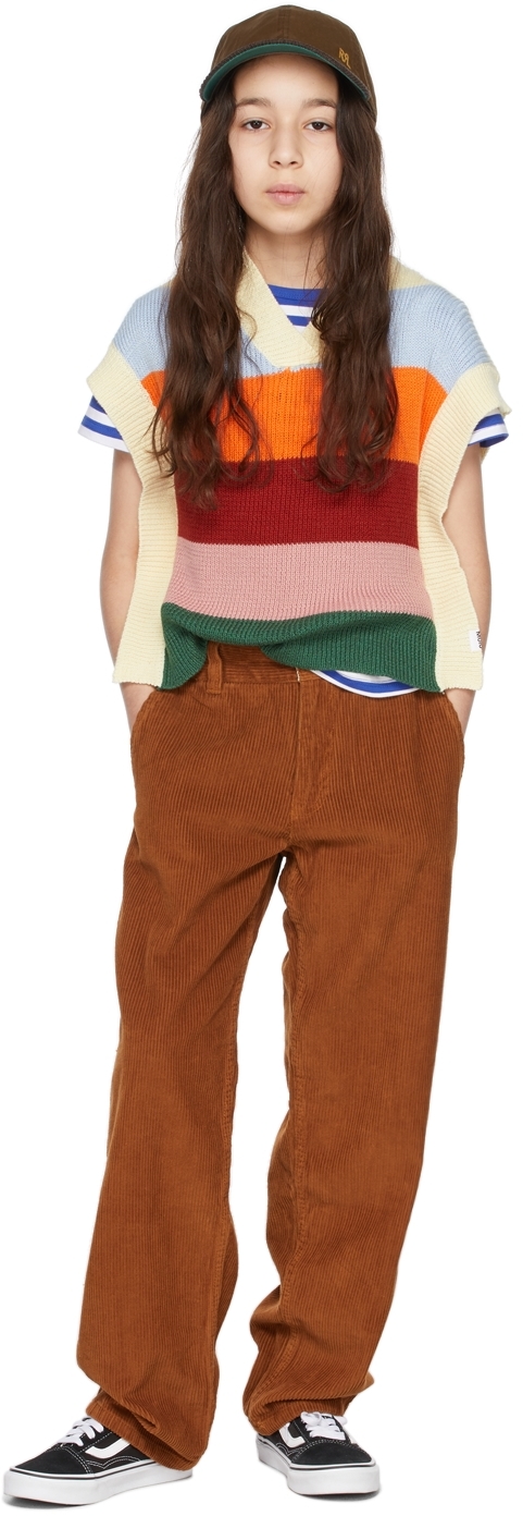 Molo Kids Multicolor Gracelyn Vest In 6497 Rainbow Knit