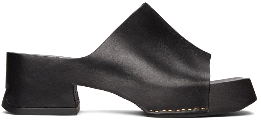 Miista Black Eileen Clogs