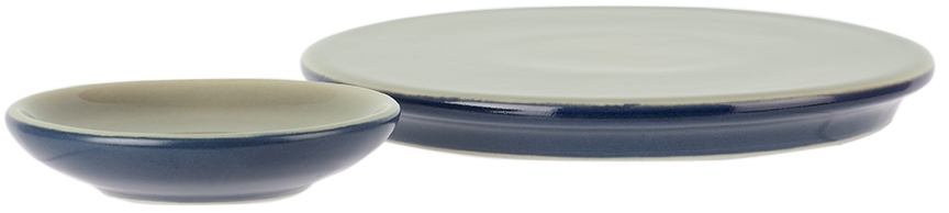 MARLOE MARLOE GRAY & NAVY VANITY SET