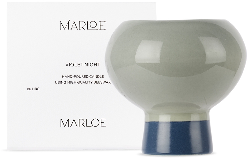 Marloe Marloe Gray Mini Bobby Candle In Slate Grey