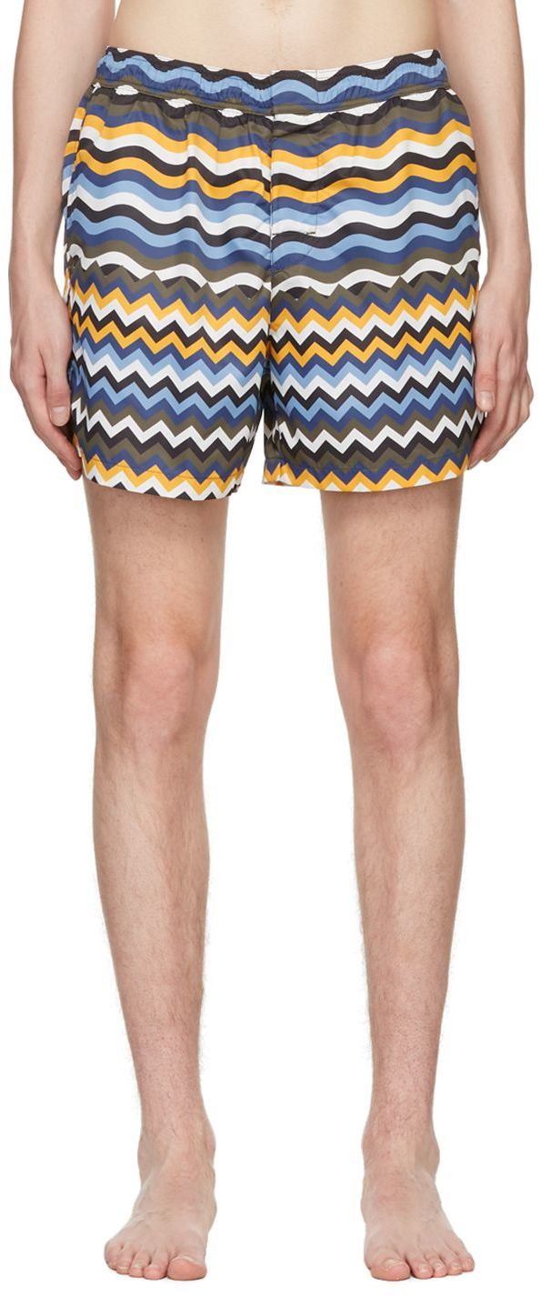 Missoni Multicolor Polyester Swim Shorts
