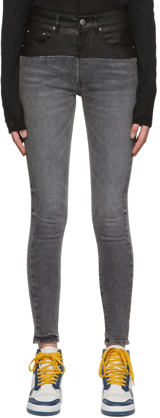 AMIRI Grey Contrast Jeans