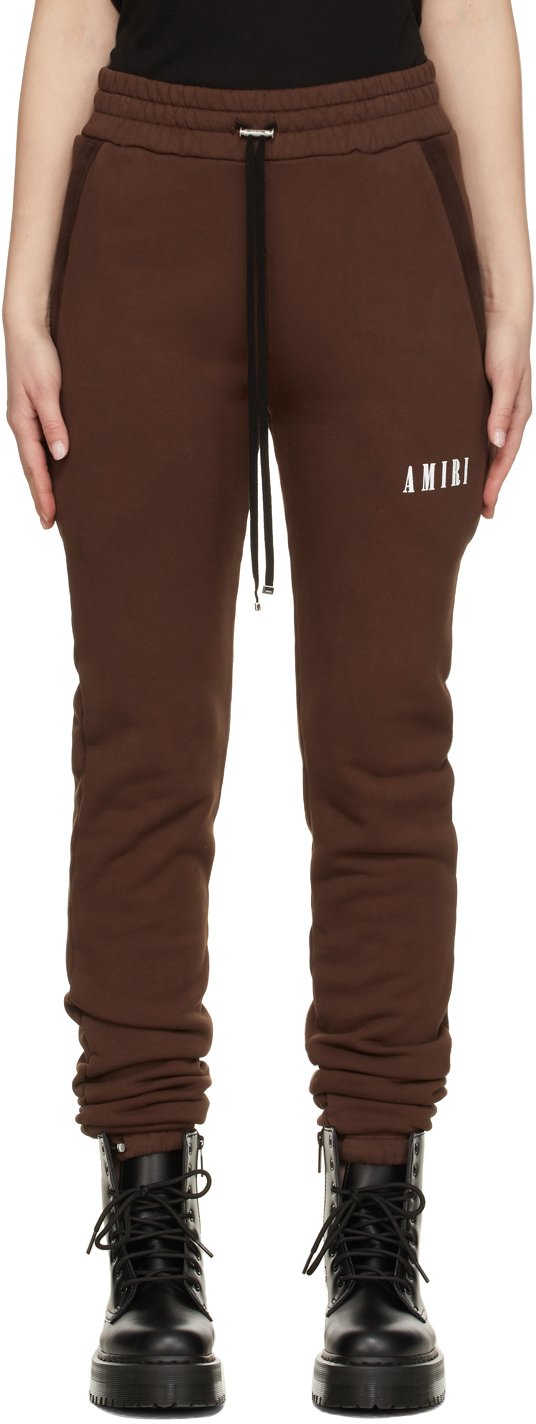 AMIRI Brown Baggy Lounge Pants