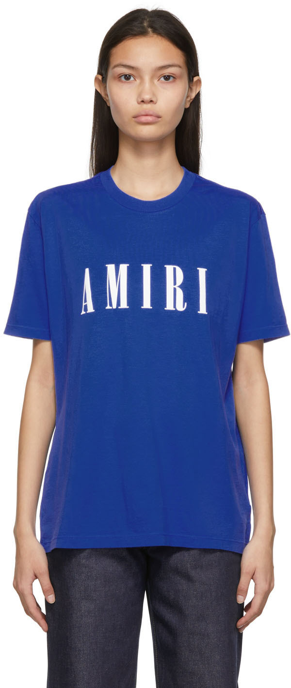 AMIRI Blue Core Logo T-Shirt