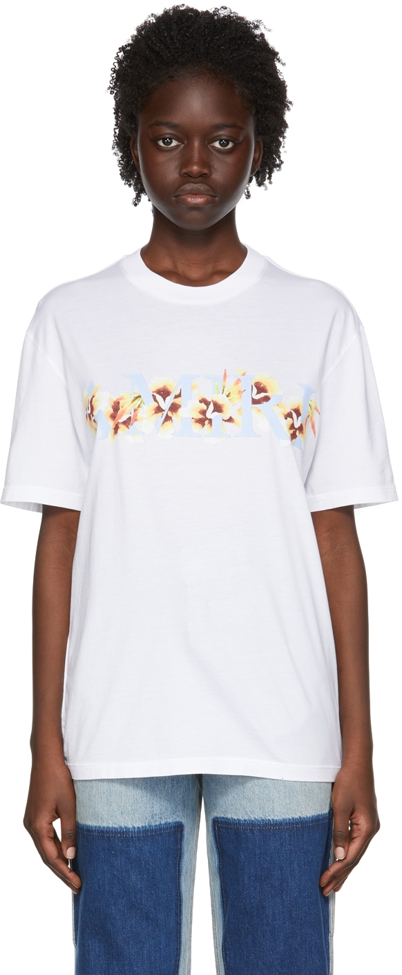 AMIRI White Cotton T-Shirt