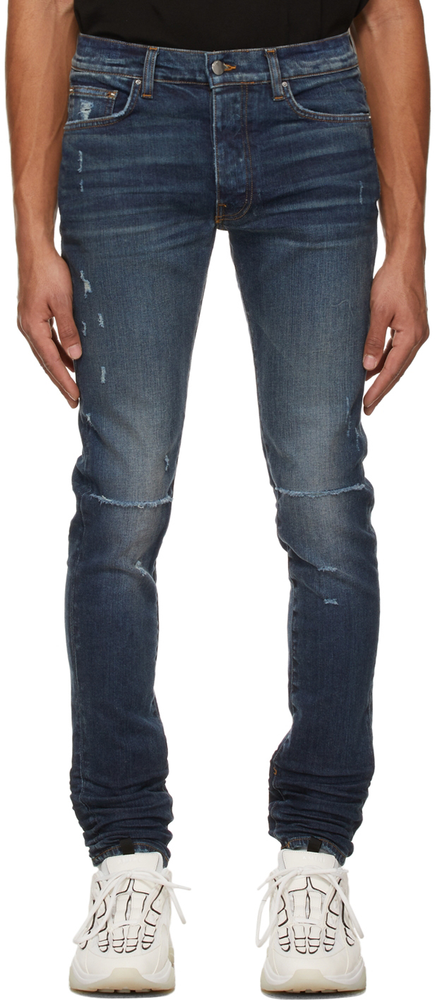 AMIRI Indigo Slash Jeans