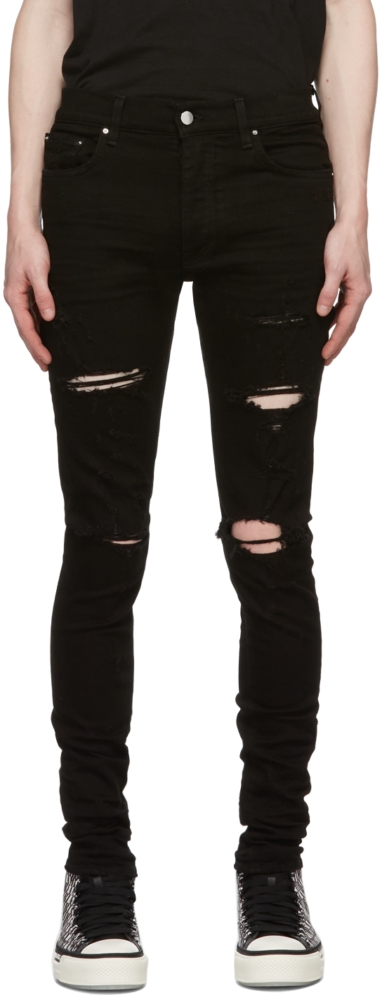 Black Thrasher Plus Jeans