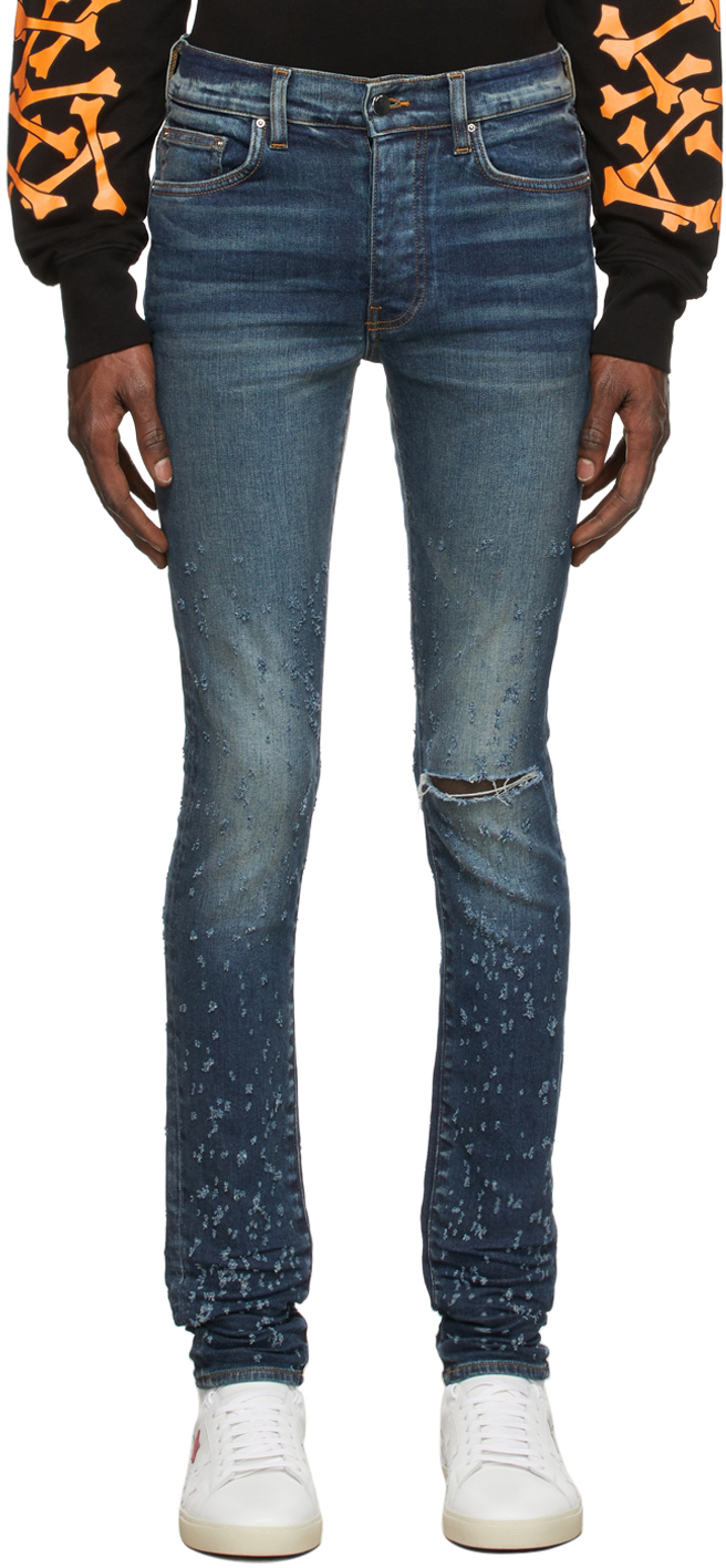 AMIRI Indigo Jacquard Jeans Amiri