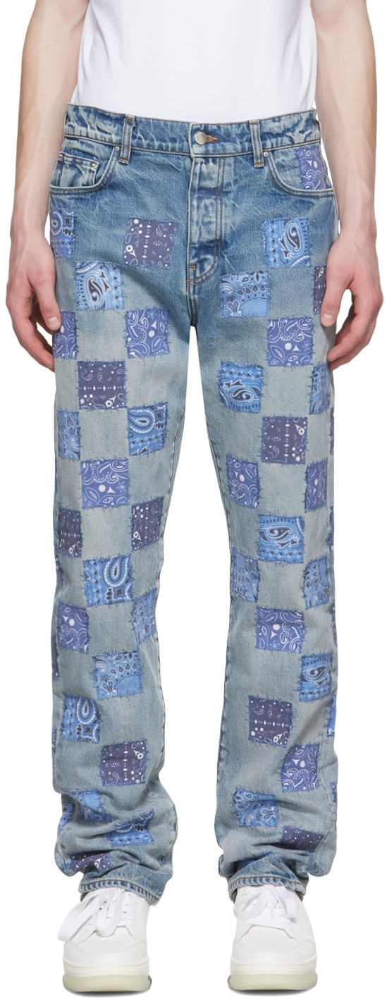 amiri jeans blue