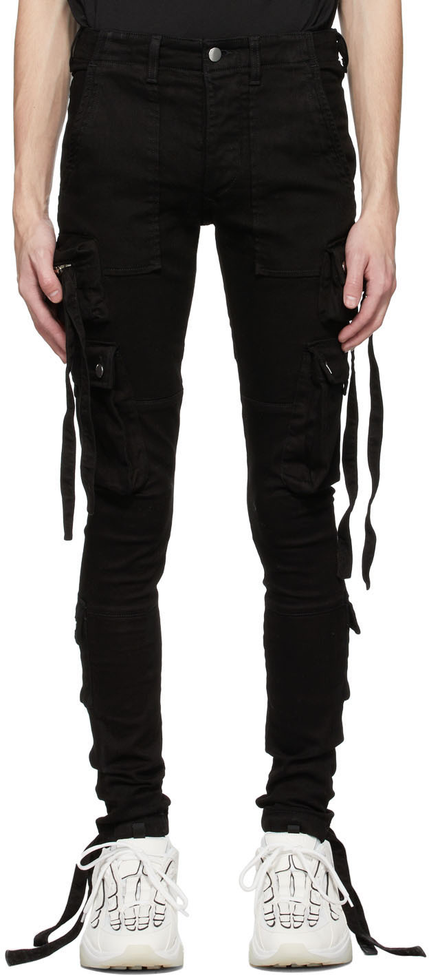 Black Tactical Cargo Pants