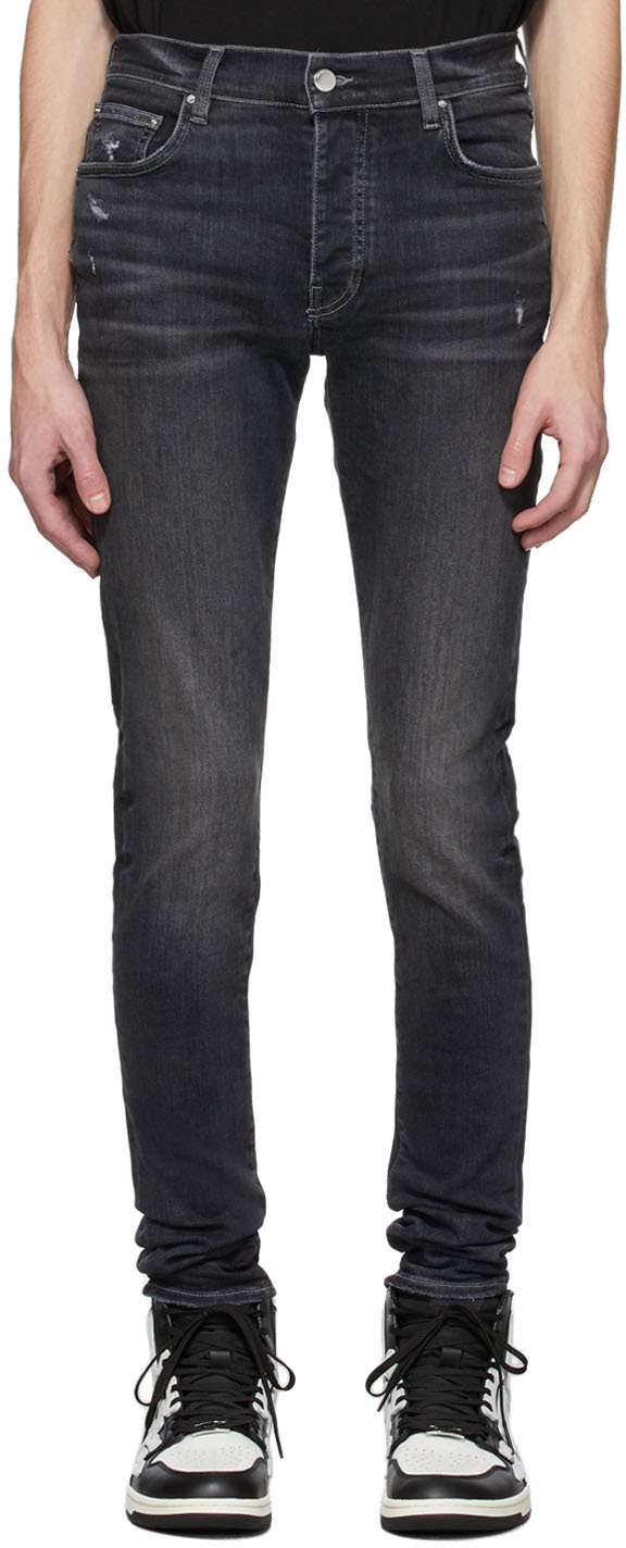 AMIRI Grey Stack Jeans