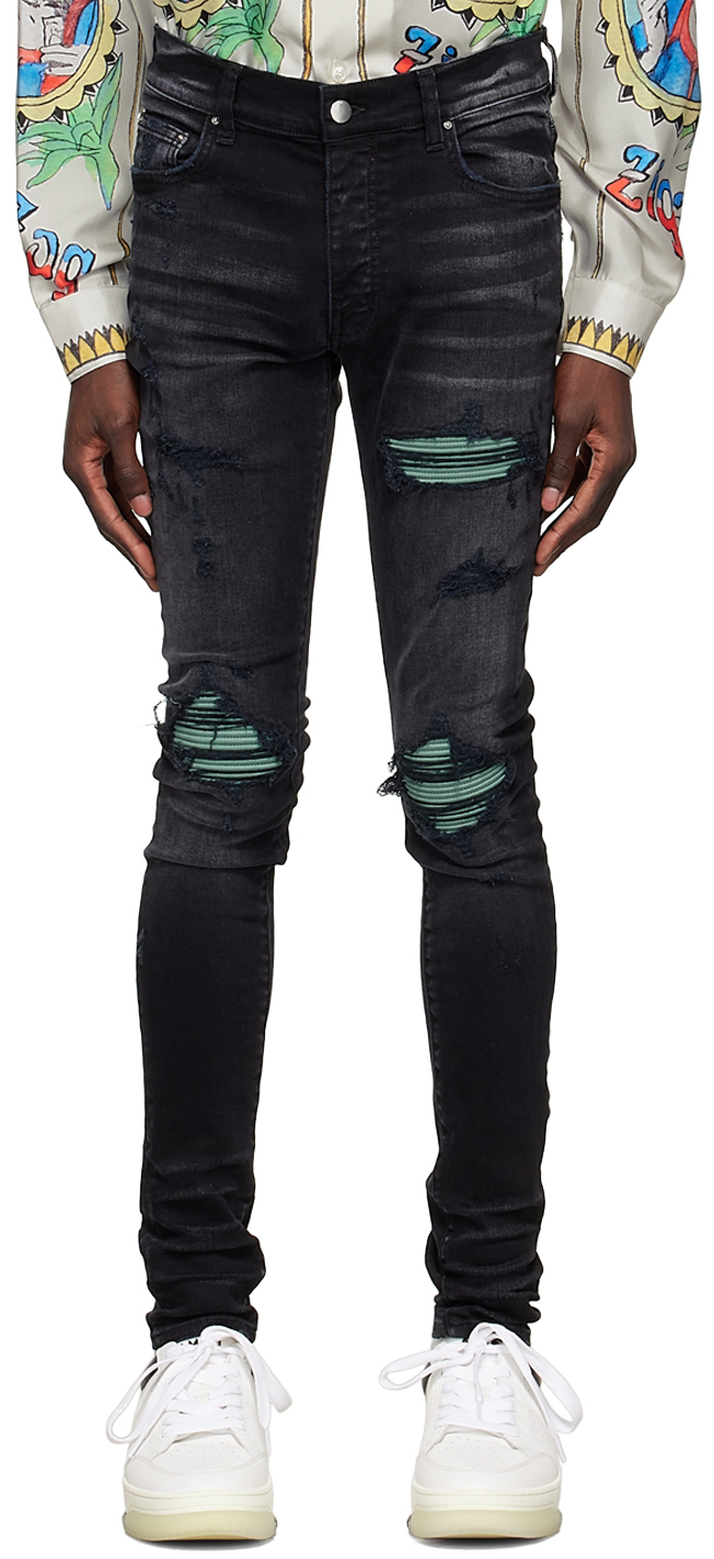 AMIRI Black Ultra Suede MX1 Jeans