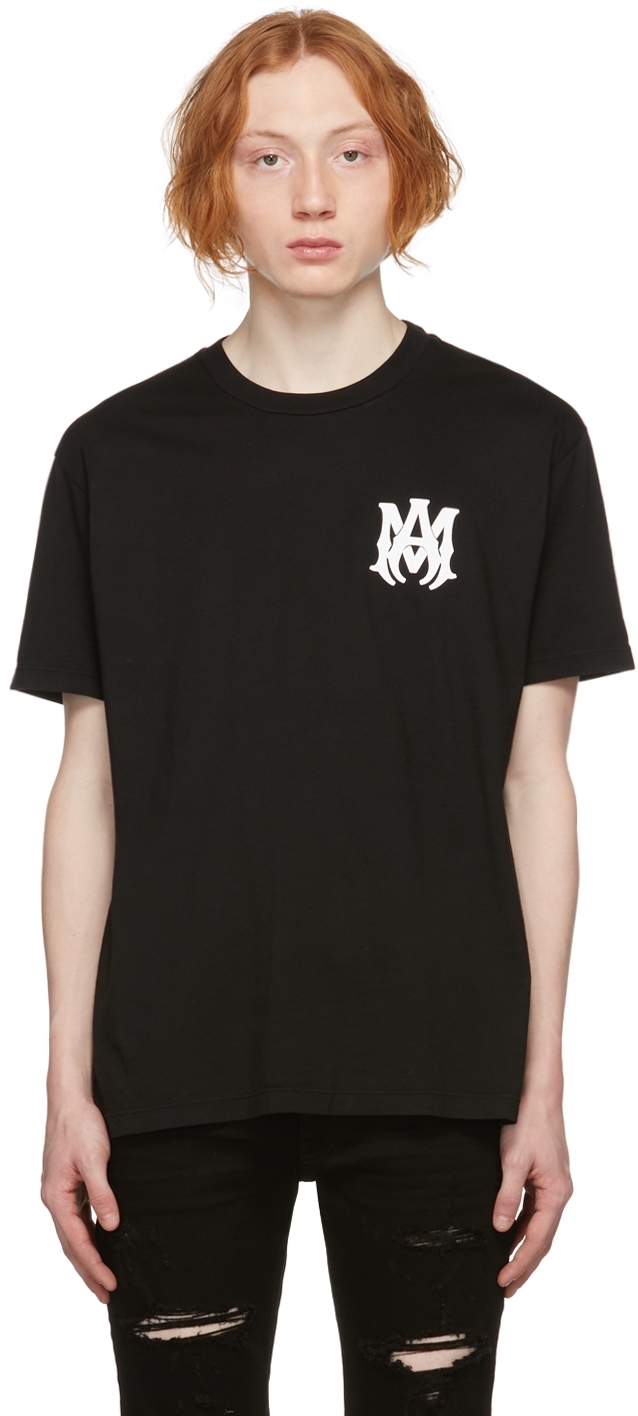 AMIRI Black 'M.A.' Core Logo T-Shirt