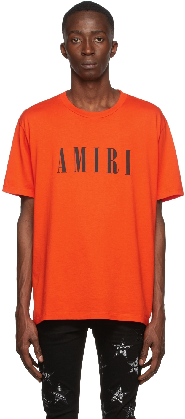 orange amiri shirt
