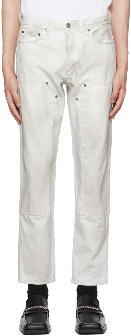 Riches Déprimés: SSENSE Exclusive White Carpenter Jeans | SSENSE