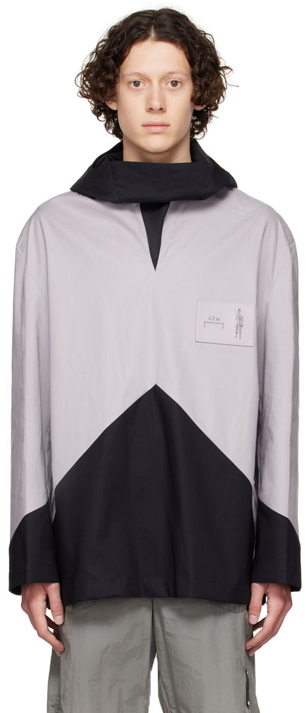 A-COLD-WALL* Grey Mackintosh Edition Geometric Kagool Jacket