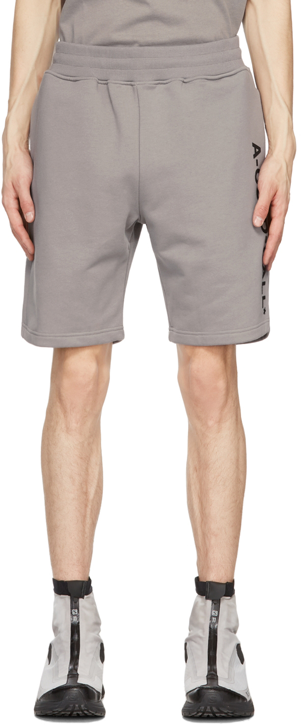 A-COLD-WALL* Grey Essential Logo Sweat Shorts