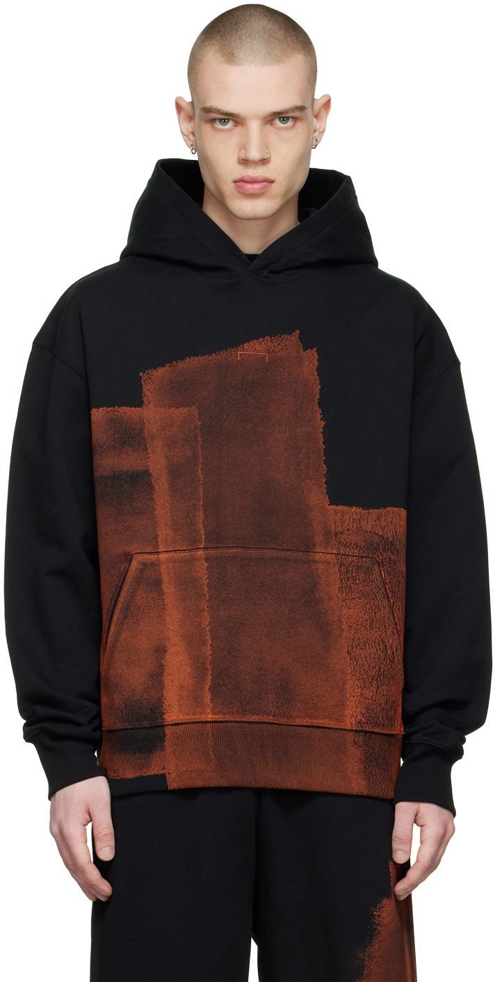 A-COLD-WALL* BLACK COTTON HOODIE