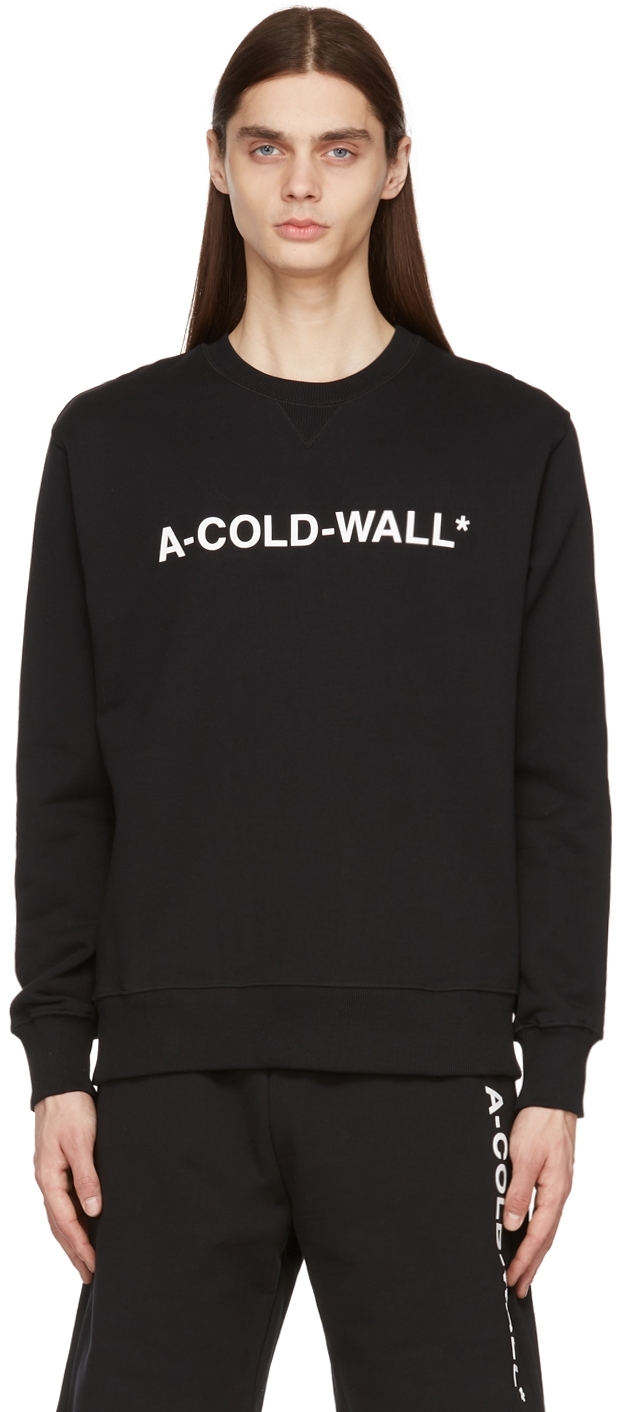 A-COLD-WALL* Black Essential Logo Sweatshirt