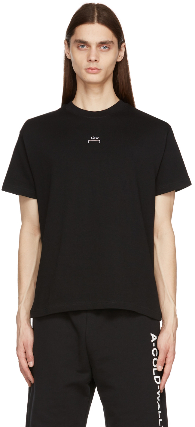 A-COLD-WALL* Black Essential Graphic T-Shirt